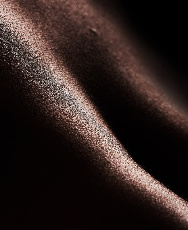 A close-up of skin texture